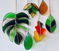 Stained glass leaf workshop in Lewes, East Sussex