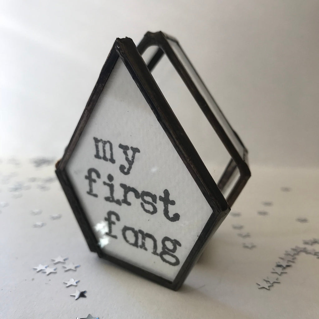Goth Baby First Fang Keepsake Box, Punk Nursery Decor