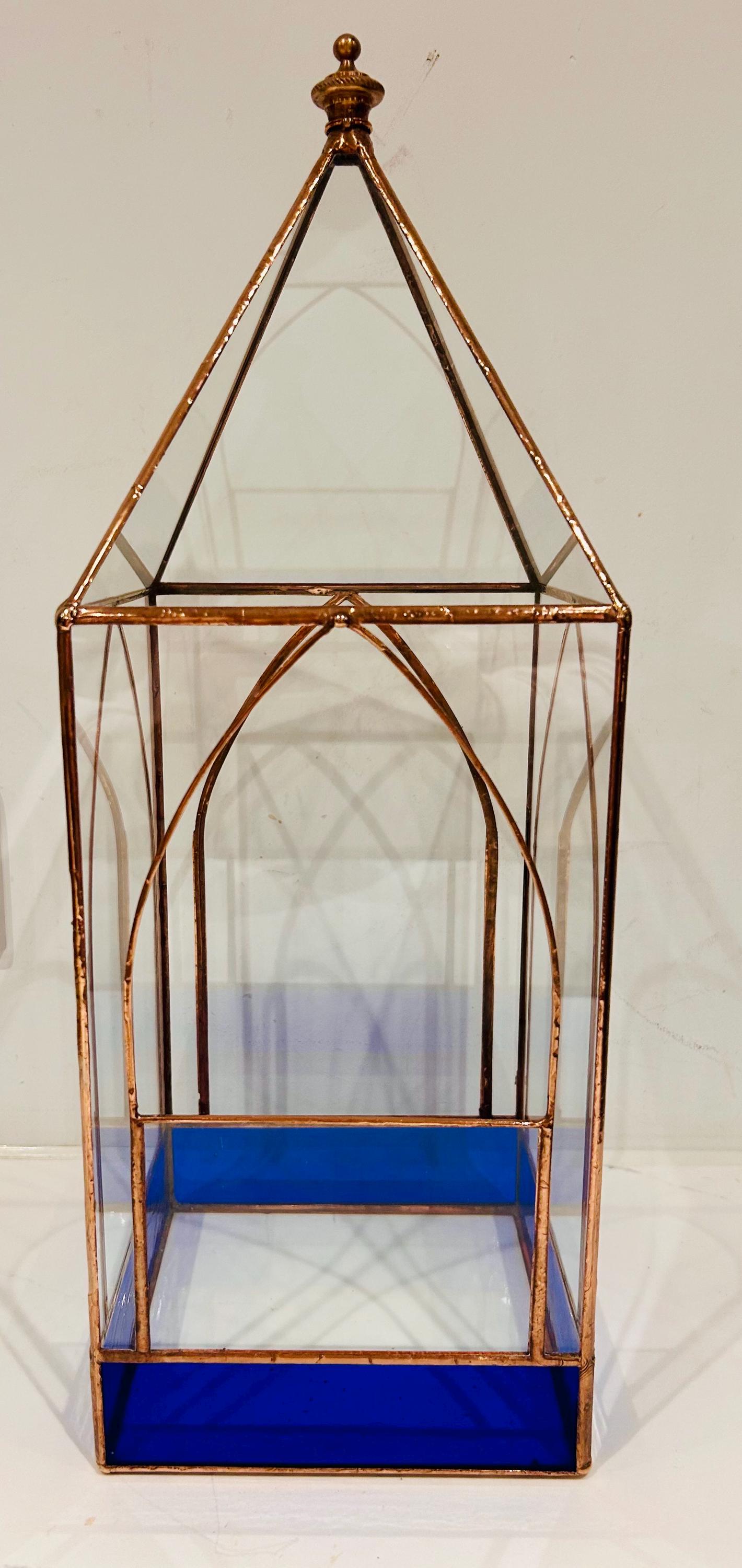 Stained Glass Cathedral Tower Terrarium: Handmade Wedding Decor